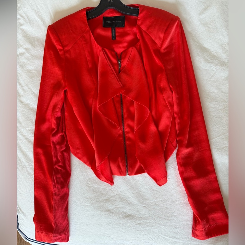 BCBGMaxAzria Cropped Jacket, small